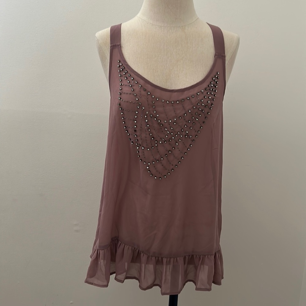 Pins & Needles Sheer Top Size M